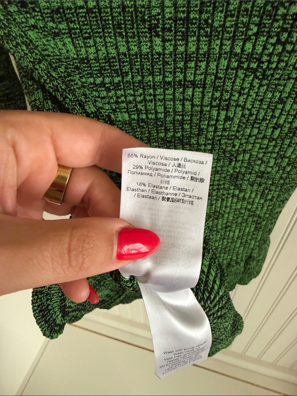 Ganni Flounce Blouse NWT - Picture 7 of 7